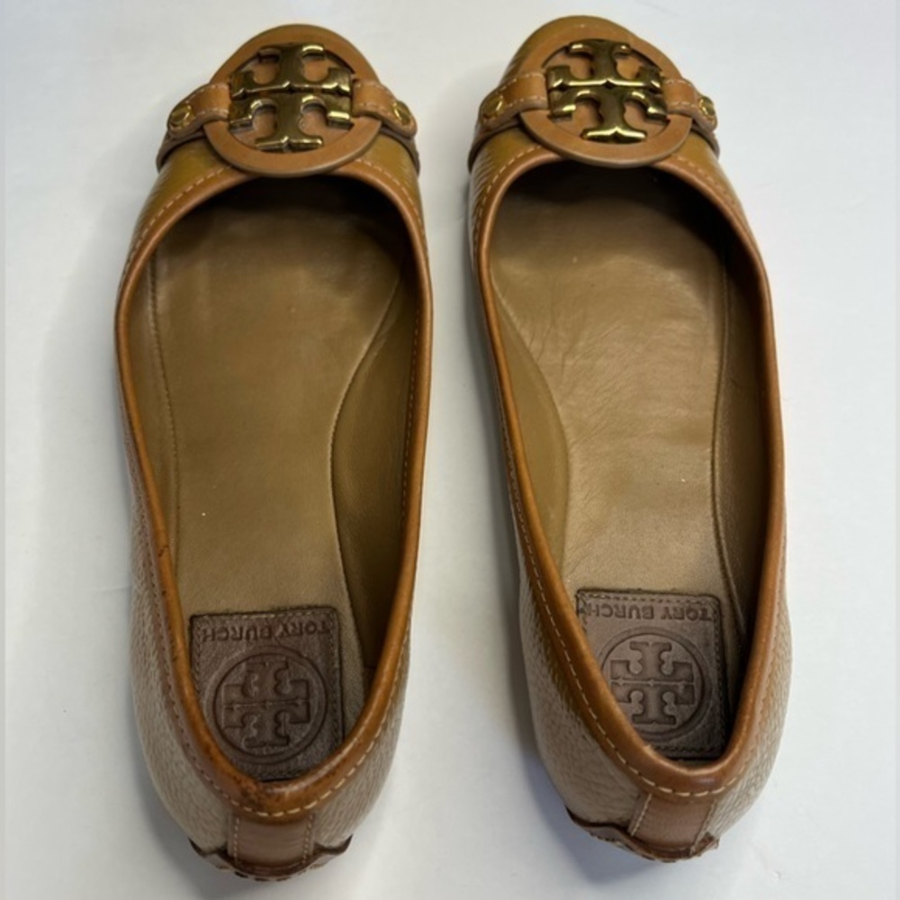 Tory Burch Patent Nude Ballet‎ Flat 6 - Picture 4 of 8